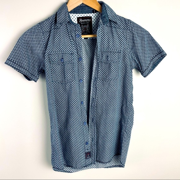 NWOT BOYS Rumors Original dress casual shirt - Picture 2 of 3